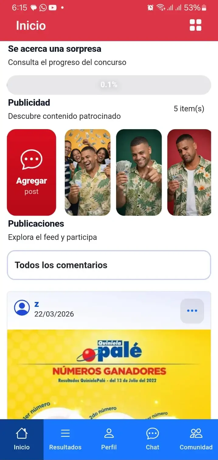 Red social de LotoComunidad