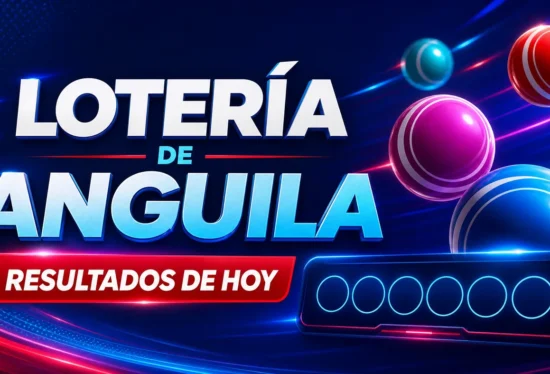Gráfico destacado de resultados de la Lotería de Anguila de hoy.